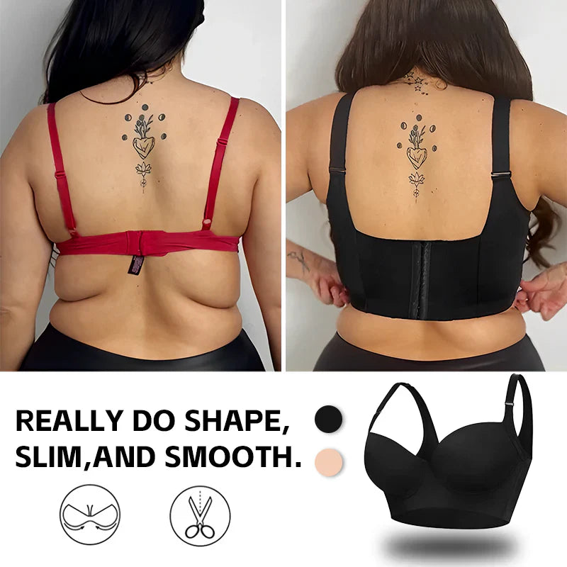 Sujetador Suavizante Con Espalda Push Up SheCurve Para Realce y Comodidad