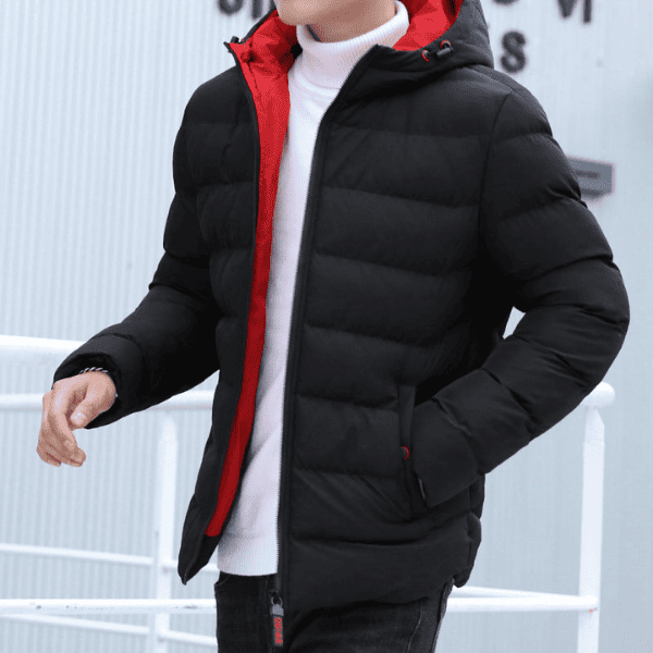 Chaqueta Sport Acolchada Impermeable Con Capota Últimas Unidades