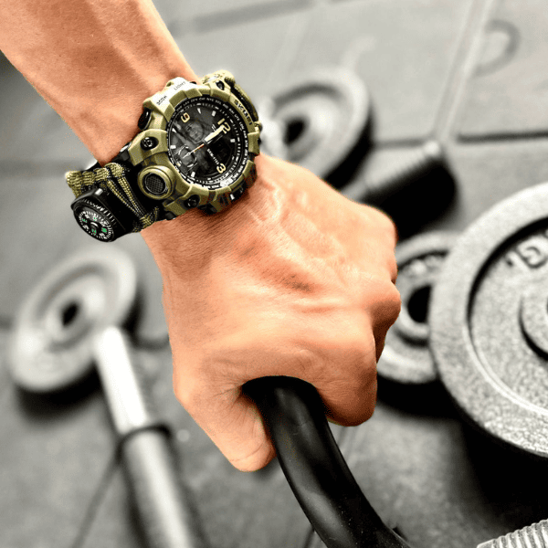 SKMEI 1155 Comando Táctico y de Supervivencia Reloj Resistente con Descuento 50 Porciento