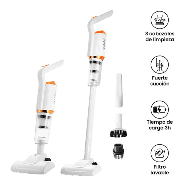 Aspiradora Vertical Inalámbrica de Alta Potencia con Batería de Larga Duración