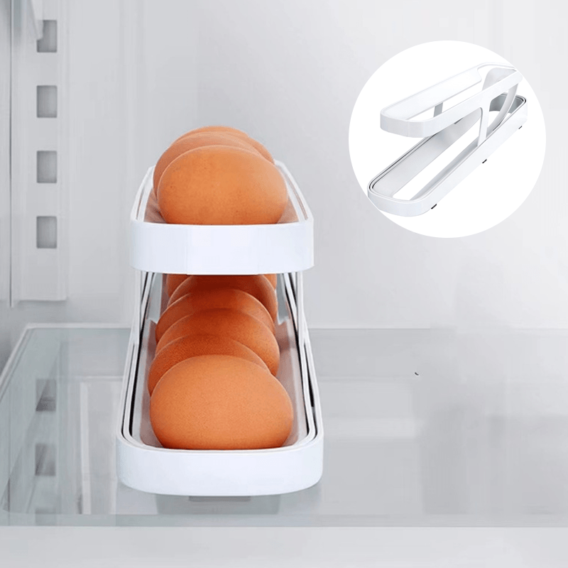 Dispensador Organizador De Huevos Para Cocina Con Almacenamiento Seguro Y Durable