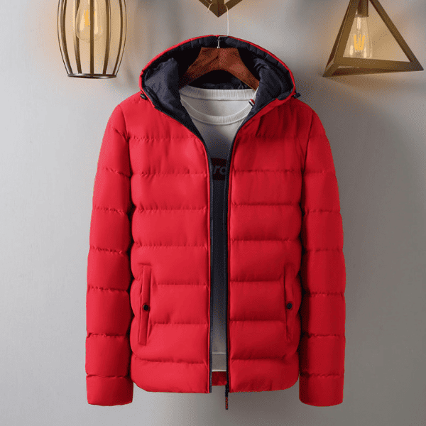 Chaqueta Sport Acolchada Impermeable Con Capota Últimas Unidades