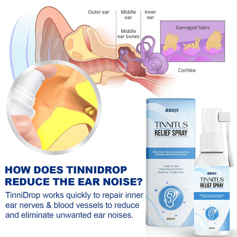 BBOJI Spray Para Aliviar El Tinnitus Tratamiento Natural Para Zumbidos En Los Oídos