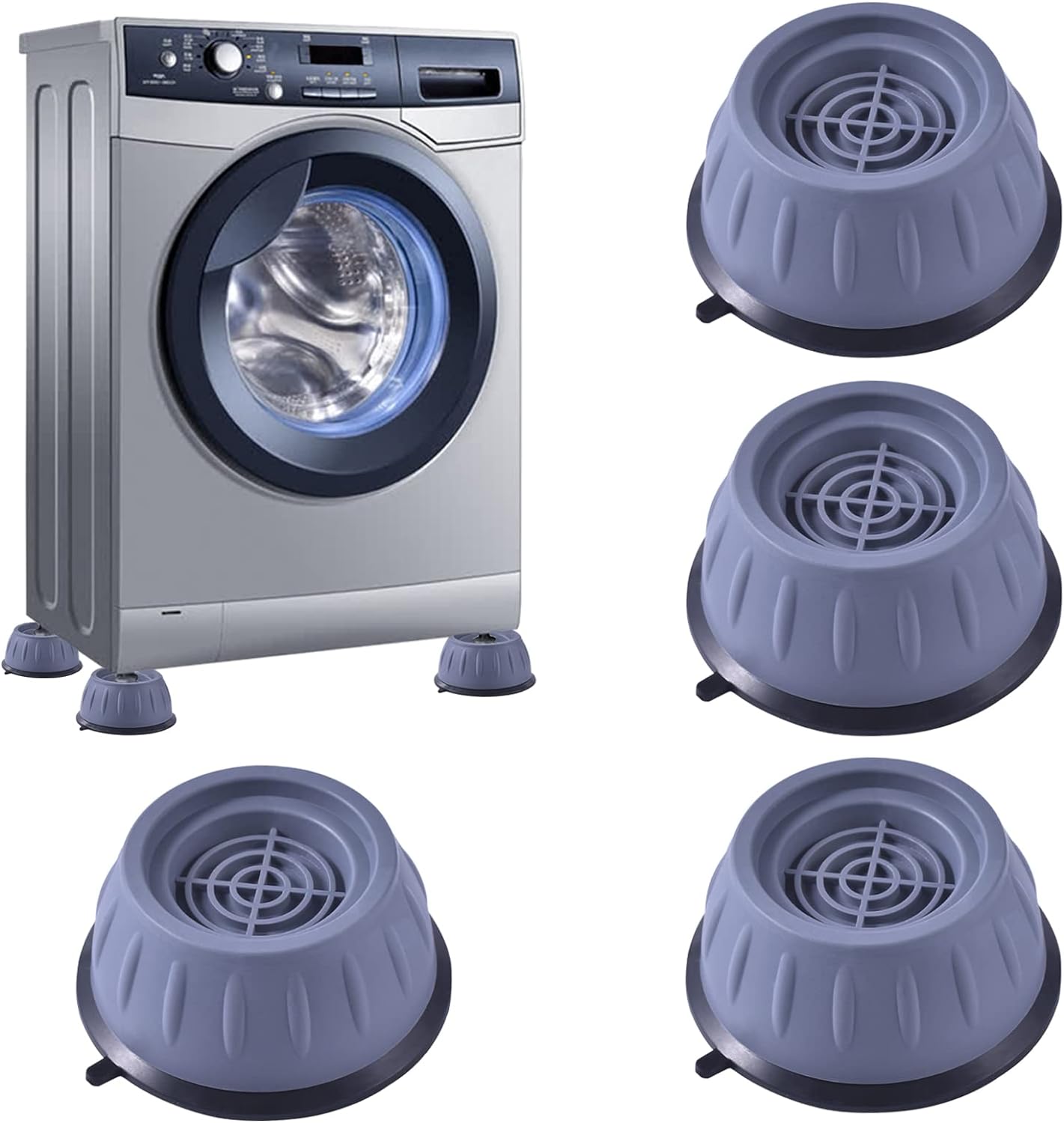 Almohadillas antideslizantes de goma para lavadoras y electrodomésticos
