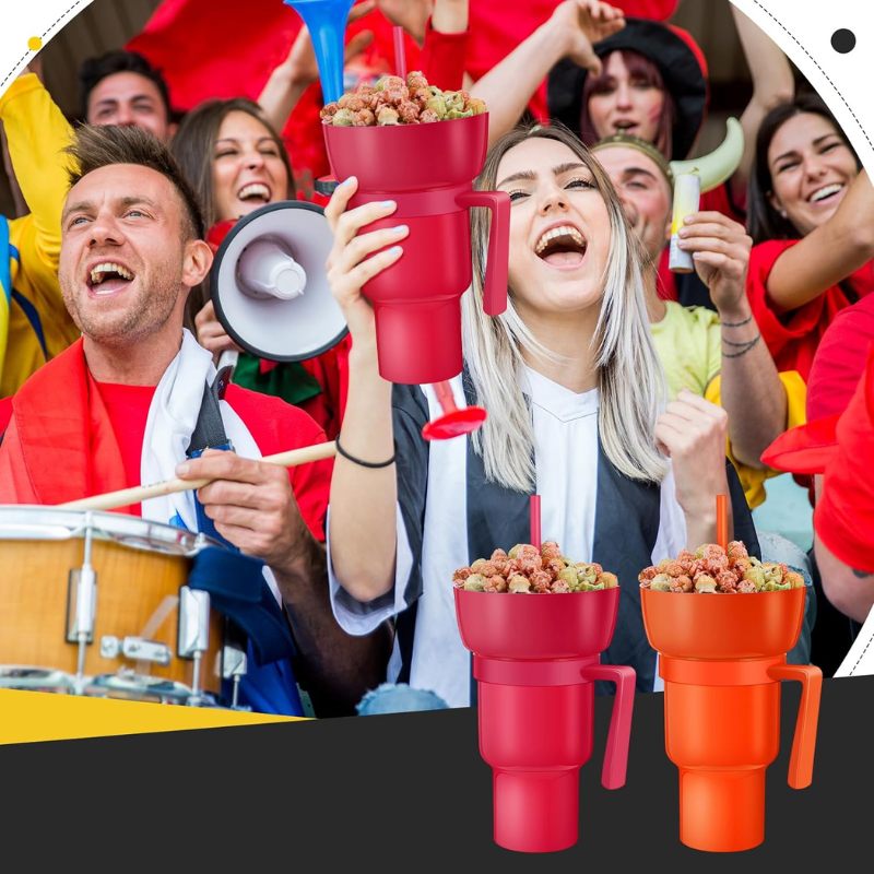CupSnack 2 En 1 Vaso Doble Para Aperitivo Y Bebida Innovador Y Versátil