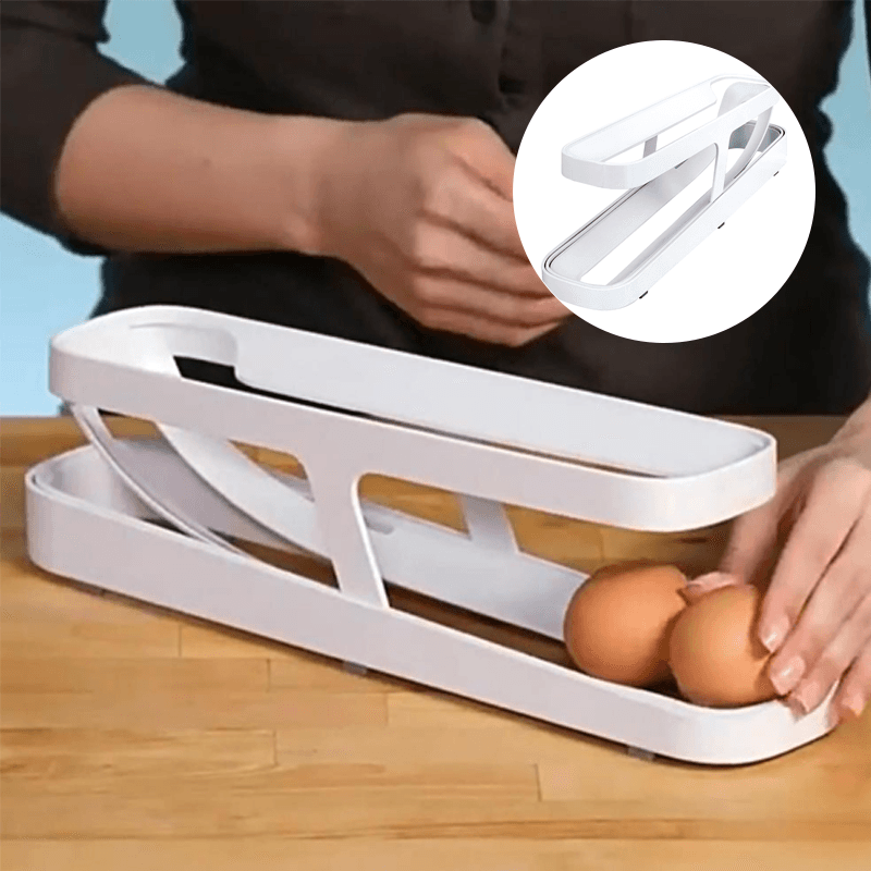 Dispensador Organizador De Huevos Para Cocina Con Almacenamiento Seguro Y Durable