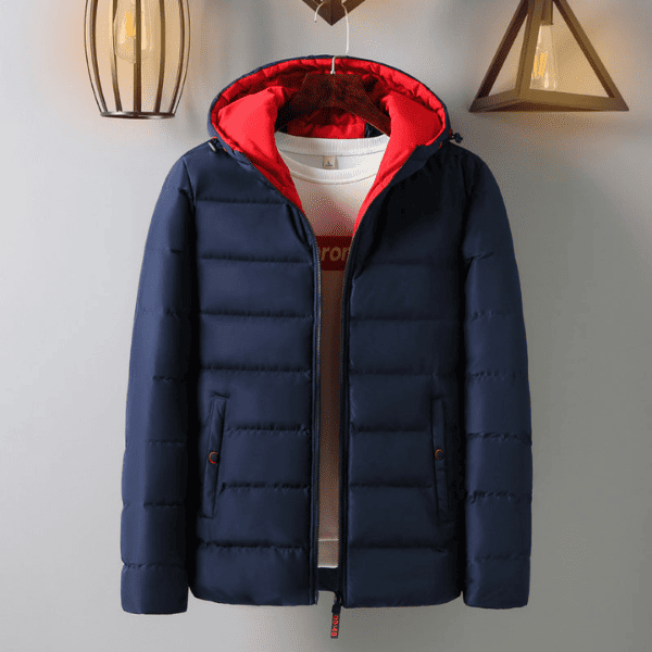Chaqueta Sport Acolchada Impermeable Con Capota Últimas Unidades