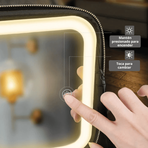 Neceser Para Maquillaje Con Espejo 4K Y Super Led Con Regalo Especial