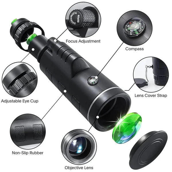 Telescopio Portátil Stellar Compacto Para Observación Astronómica Con Alta Calidad Óptica