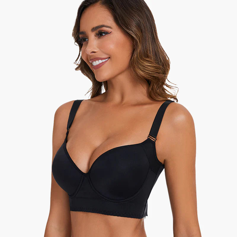 Sujetador Suavizante Con Espalda Push Up SheCurve Para Realce y Comodidad