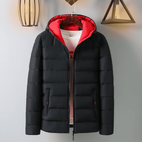 Chaqueta Sport Acolchada Impermeable Con Capota Últimas Unidades