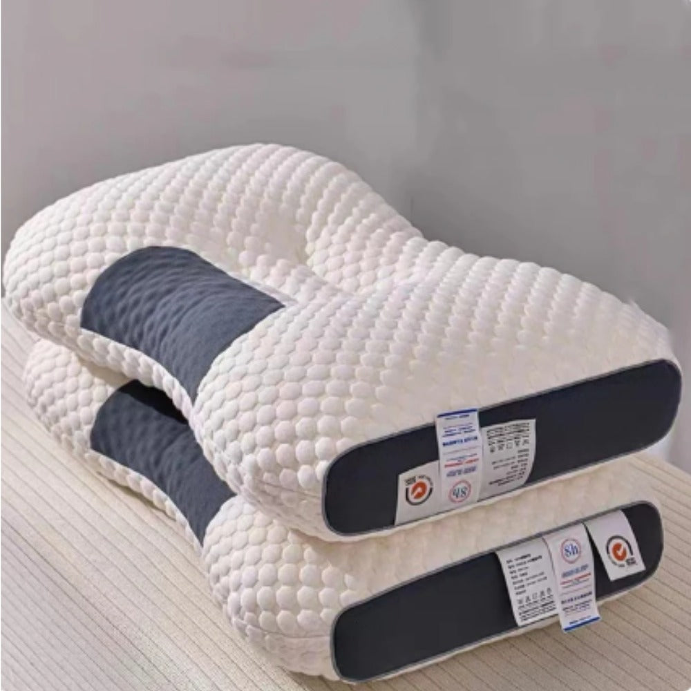 Almohada Ortopédica 3D Ergonomica Transpirable Antialérgica Para Mejorar El Sueño