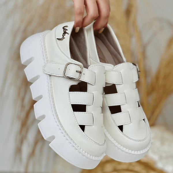 Sandalia Cuero VLZ Amélia Super Comfort 50 Por Ciento Off