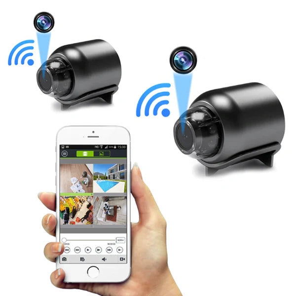 Cámara De Seguridad Nano Vision Ultra Hd 4k Con Visión Nocturna Y Detección De Movimiento