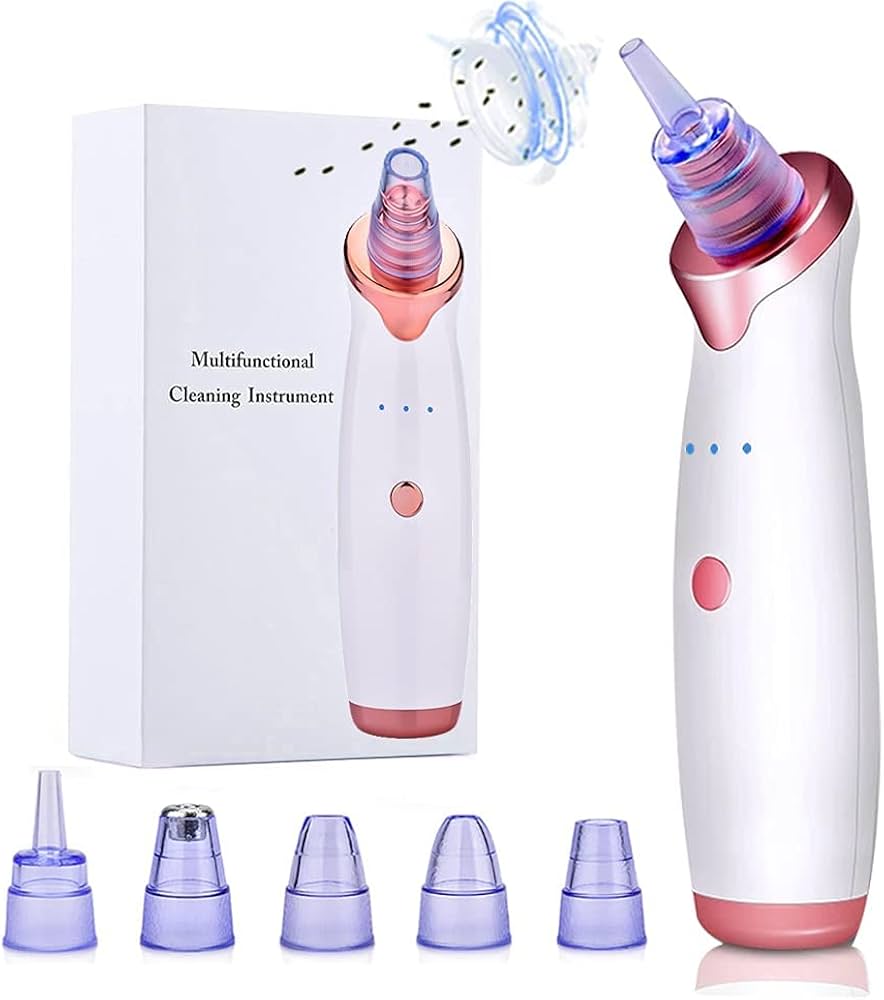 Aspirador facial removedor de puntos negros – recargable y portátil