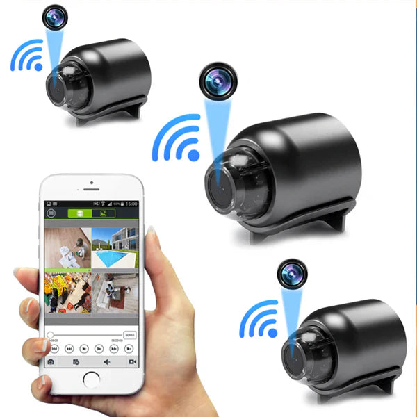 Cámara De Seguridad Nano Vision Ultra Hd 4k Con Visión Nocturna Y Detección De Movimiento
