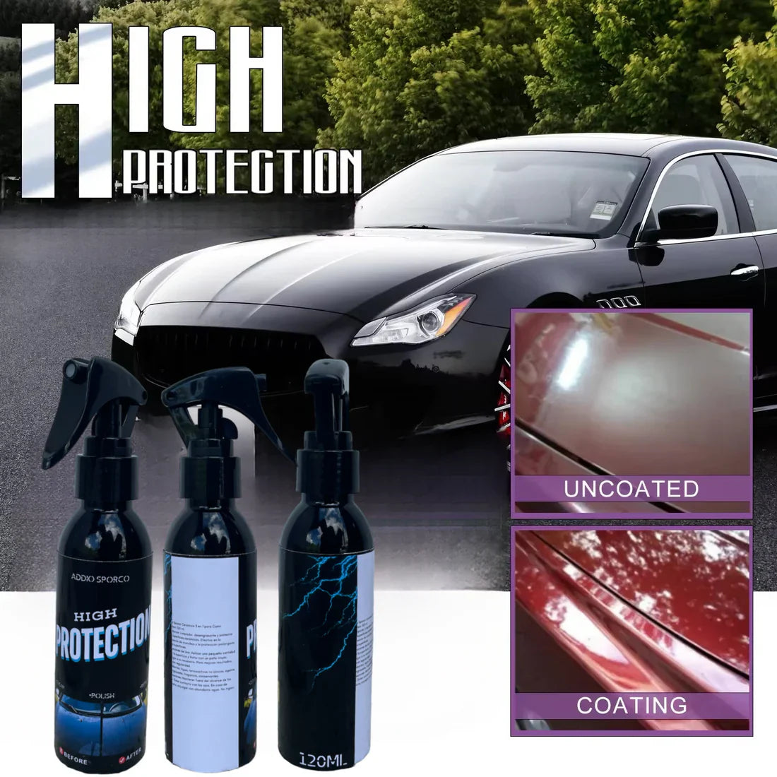 CarSealer Spray de Sellado Cerámico para Protección y Brillo Automotriz