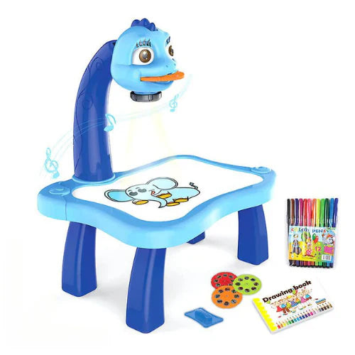 BabyKids Mesa Infantil Con Proyector Led Para Juegos Y Aprendizaje