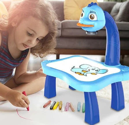 BabyKids Mesa Infantil Con Proyector Led Para Juegos Y Aprendizaje