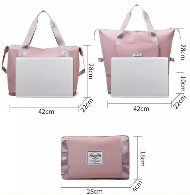 Bolsa Plegable Multifuncional Resistente Y Compacta Para Uso Diario