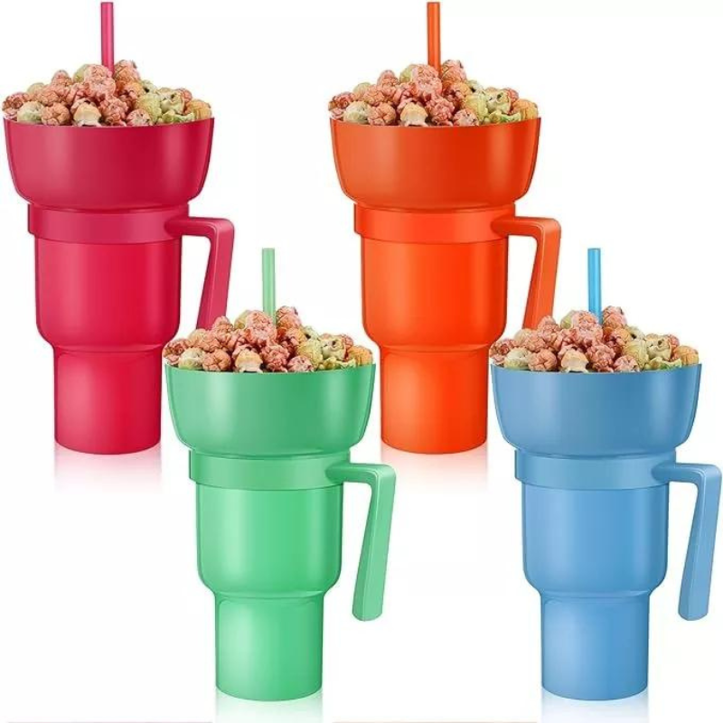 CupSnack 2 En 1 Vaso Doble Para Aperitivo Y Bebida Innovador Y Versátil