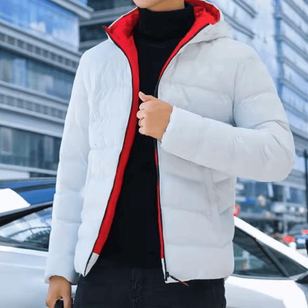 Chaqueta Sport Acolchada Impermeable Con Capota Últimas Unidades