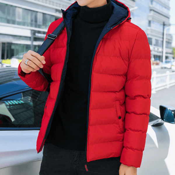 Chaqueta Sport Acolchada Impermeable Con Capota Últimas Unidades