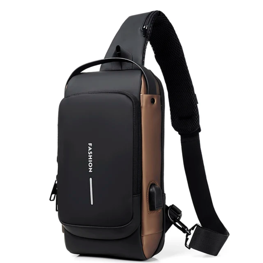 Bolso Bandolera Ajustable Resistente Con Múltiples Compartimentos Para Mujer Y Hombre