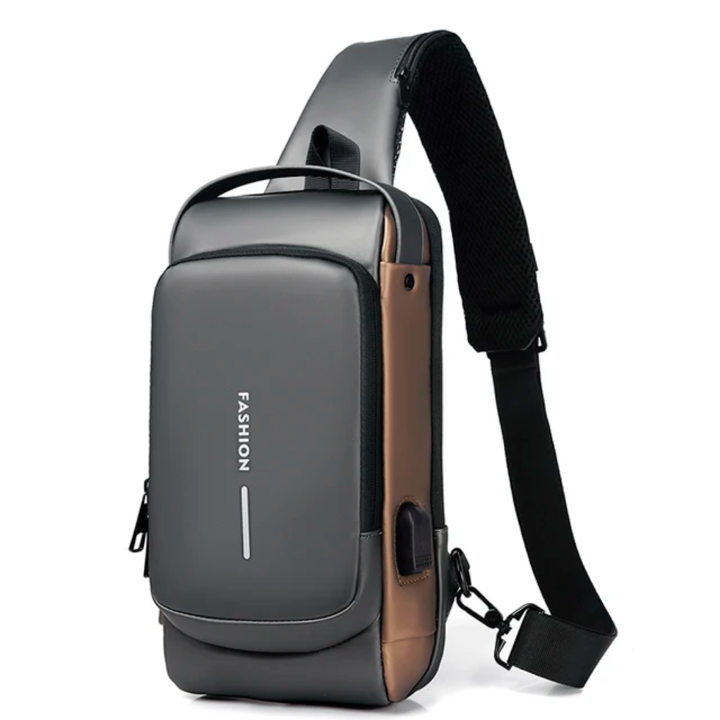 Bolso Bandolera Ajustable Resistente Con Múltiples Compartimentos Para Mujer Y Hombre