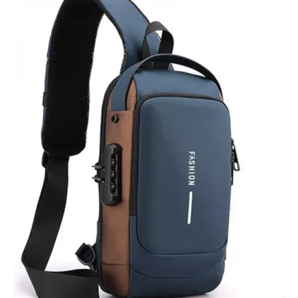 Bolso Bandolera Ajustable Resistente Con Múltiples Compartimentos Para Mujer Y Hombre