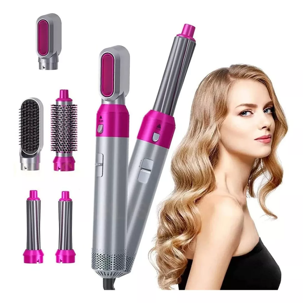 Cepillo 5 En 1 Multifuncional Para Cuidado Y Estilizado Del Cabello