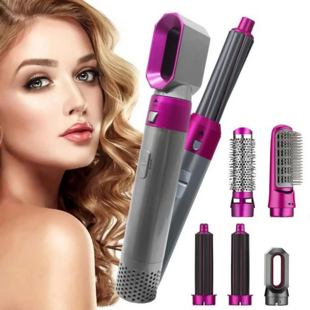 Cepillo 5 En 1 Multifuncional Para Cuidado Y Estilizado Del Cabello