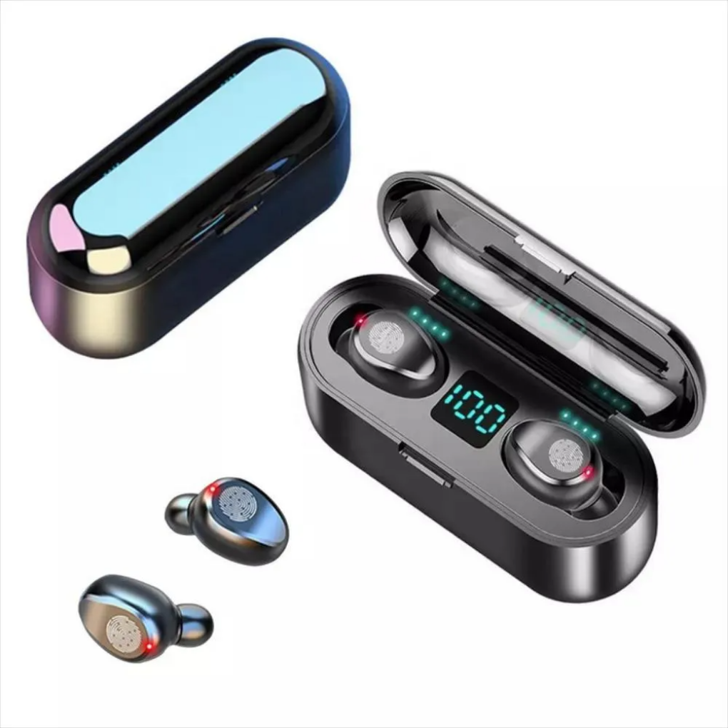 Audífonos Inalámbricos F9 Con Power Bank Bluetooth 5.0 Calidad De Sonido Superior
