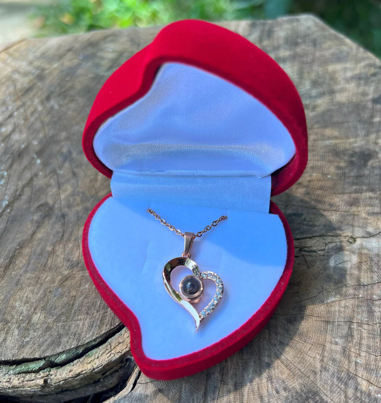 Collar De Corazón Te Amo En 100 Idiomas Con Caja De Lujo