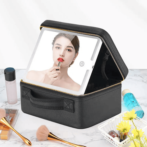 Neceser Para Maquillaje Con Espejo 4K Y Super Led Con Regalo Especial