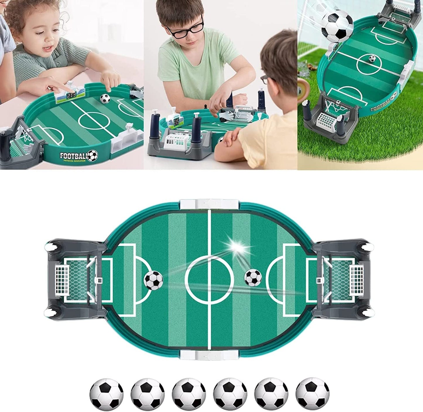 Fútbol de Mesa Interactiva Star Foot Juego Electrónico con Puntuación Digital y Sensores Inteligentes