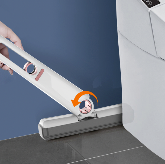 Mini Mop De Limpieza Multifuncional Con Paño De Microfibra Y Cabeza Giratoria