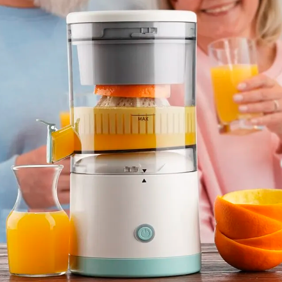 Exprimidor Eléctrico de Frutas TurboJuice Potente y Fácil de Limpiar