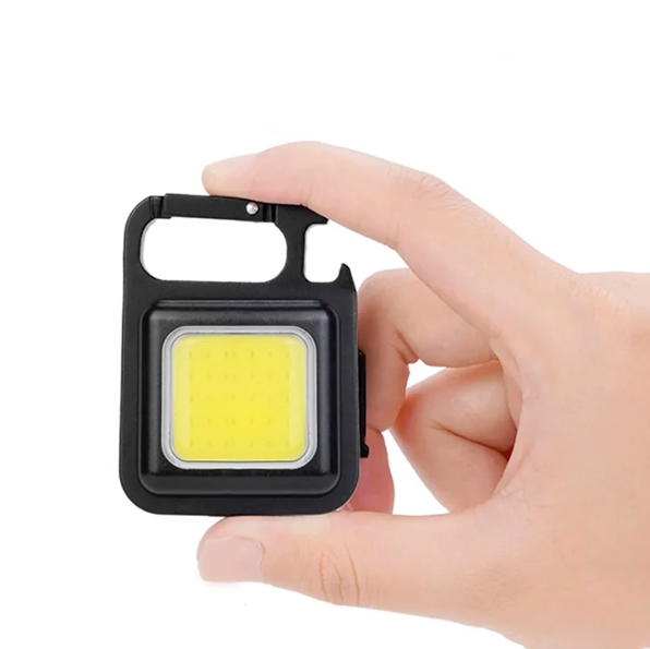 Mini Linterna Llavero Portátil Magnética Conjunto De 4 Unidades Compacta Y Resistente