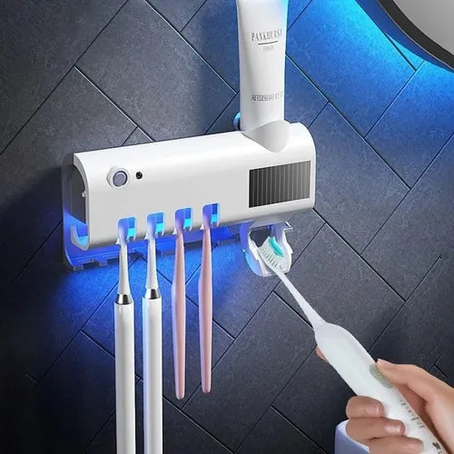 Dispensador automático de pasta y cepillos