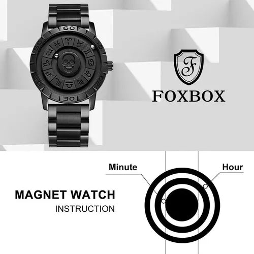 Steel Zodiac Reloj De Cuarzo Magnético Inoxidable De Acero Resistente
