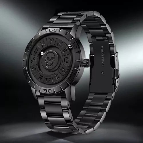Steel Zodiac Reloj De Cuarzo Magnético Inoxidable De Acero Resistente