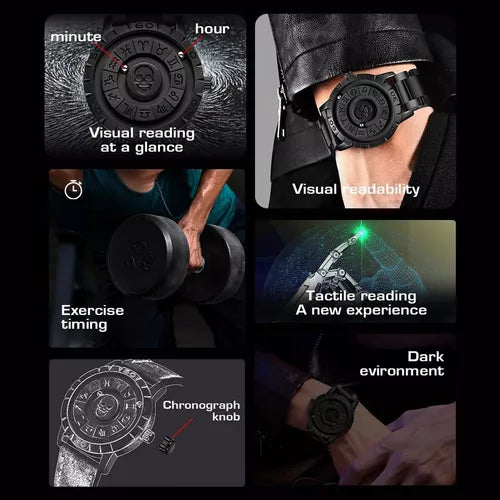 Steel Zodiac Reloj De Cuarzo Magnético Inoxidable De Acero Resistente