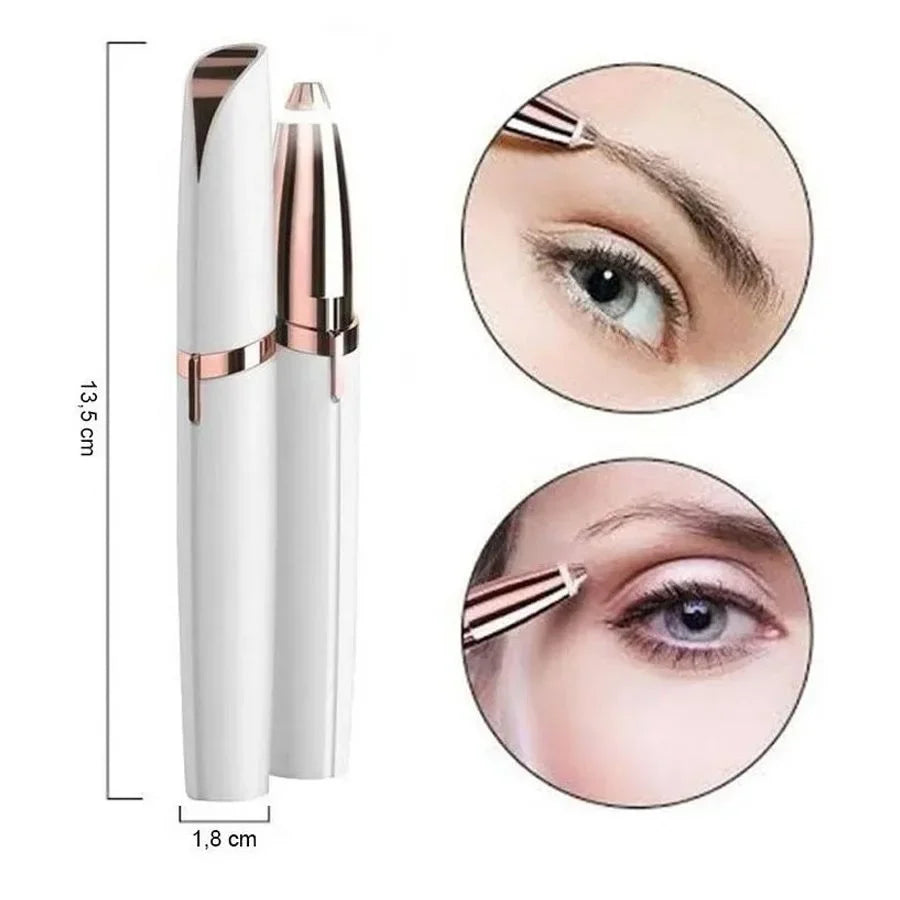 Depilador Portátil de Cejas y Rostro Preciso y Suave para Piel Sensible