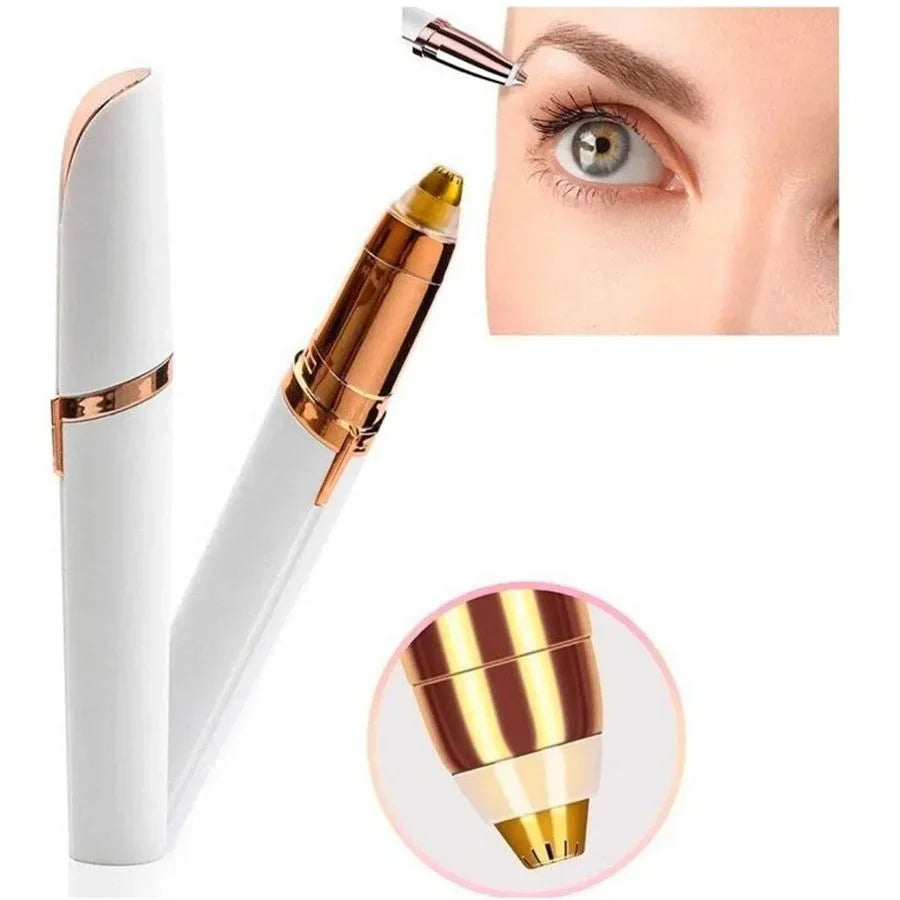 Depilador Portátil de Cejas y Rostro Preciso y Suave para Piel Sensible