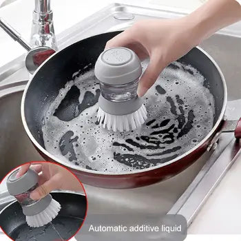 Cepillo Multifuncional Con Dispensador Para Limpieza Eficiente En Hogar