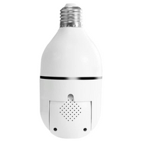 Cámara Bombillo Wi-Fi Spy 360 Para Vigilancia Discreta Con Visión Panorámica 360 Grados