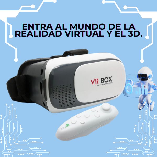 VrBox Gafas De Realidad Virtual Compatibles Con Smartphones Ajustables Y Cómodas