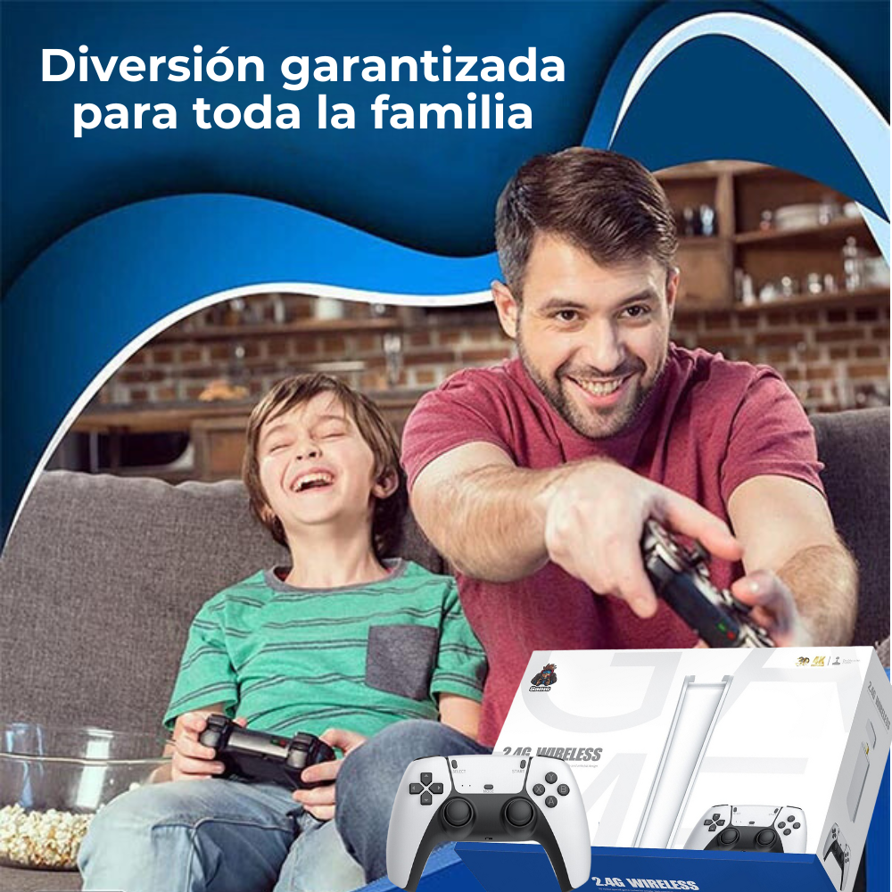 Consola De Video Juegos Game Stick 10000 4K Portable Con Más De 10000 Juegos Integrados