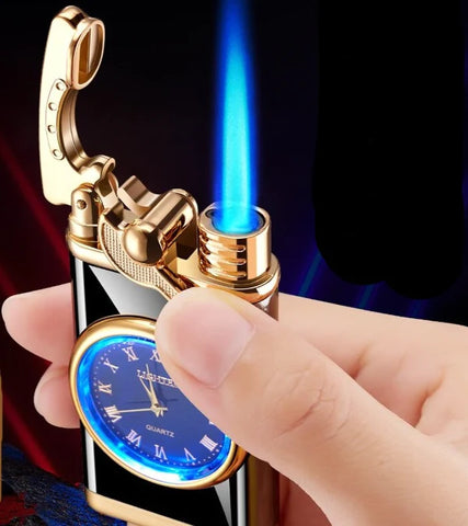 Encendedor Y Reloj Recargable Elegant Lighter Diseño Sofisticado Y Funcional